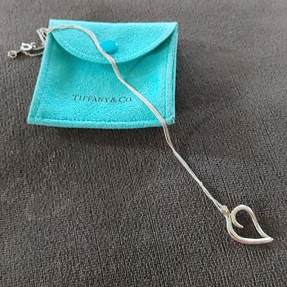 Vintage Tiffany and Co heart necklace.